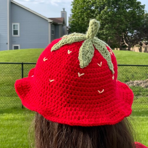Crochet Fruit Bucket Hat Etsy