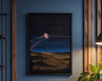 Acrylic Painting "Explosions" Uktraninan ART