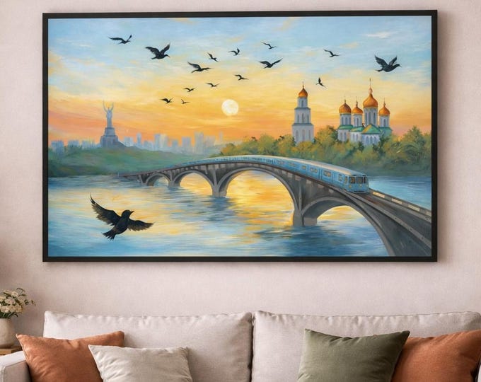 Original| Painting “Kyiv Without War” 70х50 см