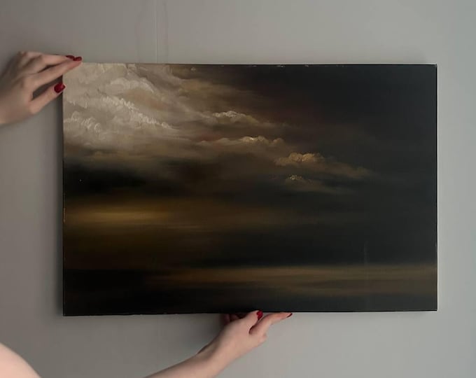 Painting Title Where there is nothing Size: 40×70cm 15.75×27.56 inches