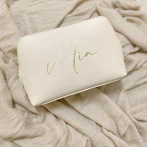 PERSONALIZED | COSMETICS BAG | PENCIL CASE | Initials | Motifs | Travel | Vacation | Gift | Large