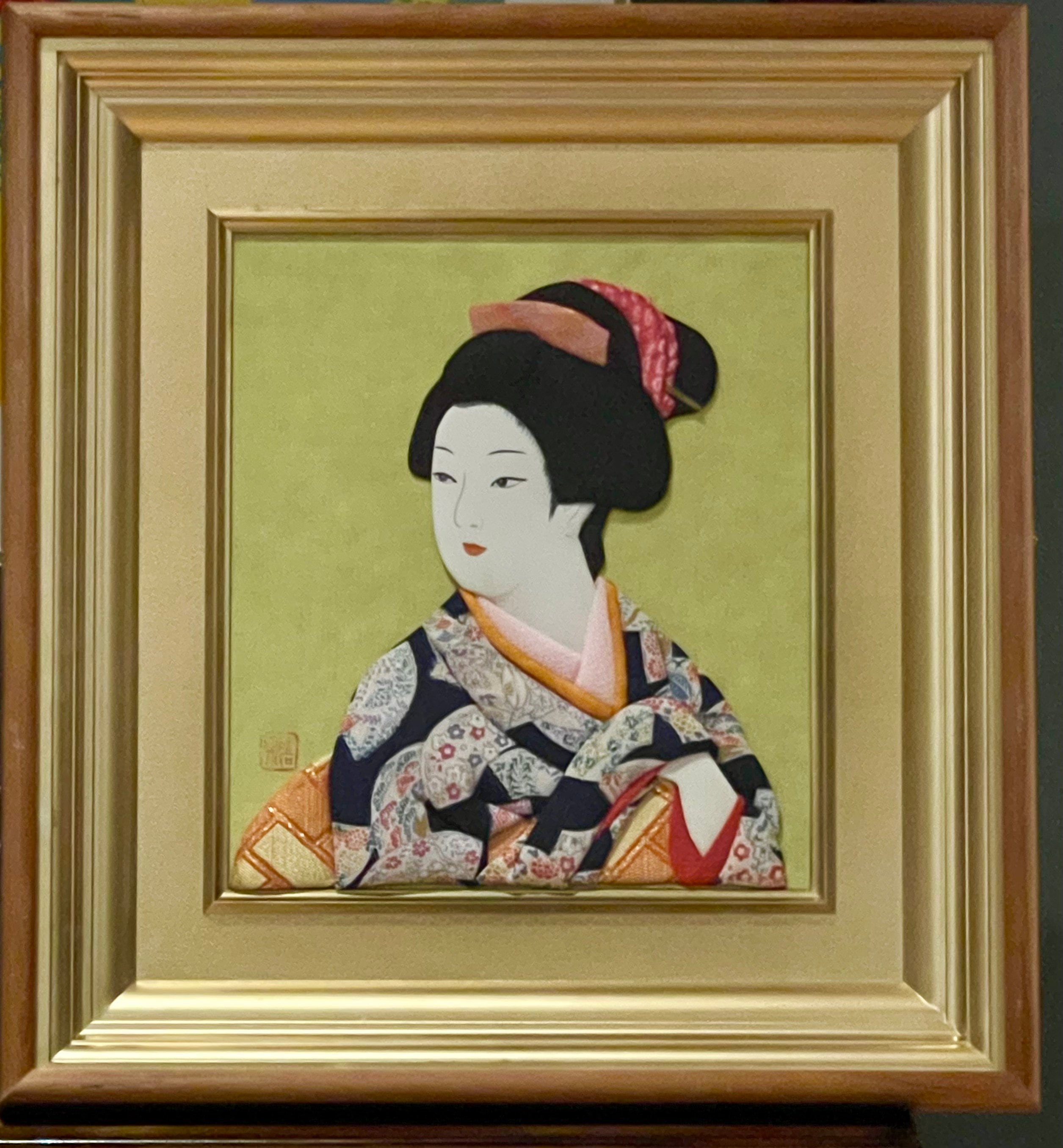 Signed Geisha Girl Painting - Etsy