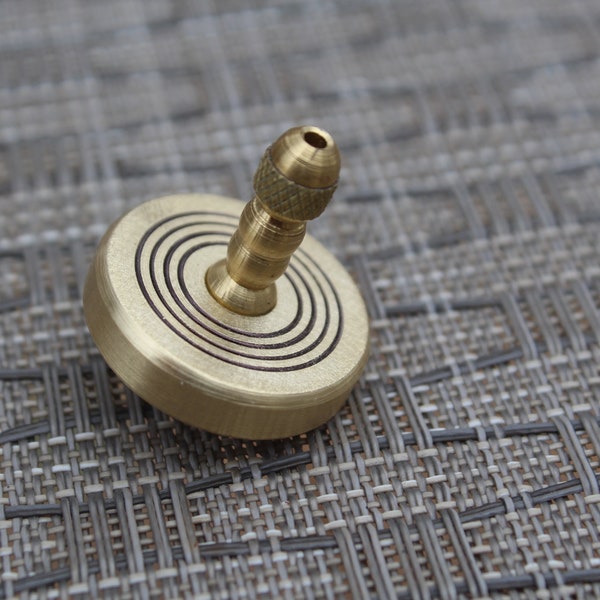 3 Ring Brass Spinning Tops