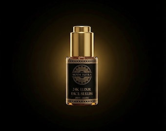24K Gold Elixir Gesichtsserum - Anti-Aging, feuchtigkeitsspendend