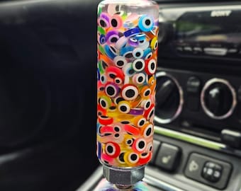 Rainbow Eye Shift Knob - Gear Aftermarket M8 M10 M12 MX5 Miata JDM Toyota Honda Mazda Nissan Subaru Custom Resin Car Manual