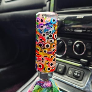 Oogbol-pookknop - handgemaakt, custom versnellingen M8, M10, M12 universeel