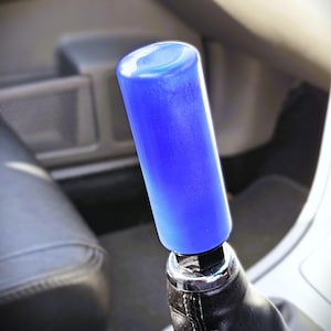 Blå metallisk växelspaksknopp - M8 M10 M12 Handgjord specialväxel