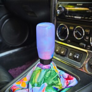 Blue Pink Opal Shift Knob – M8 M10 M12 Universal Handmade  Custom Gear Manual