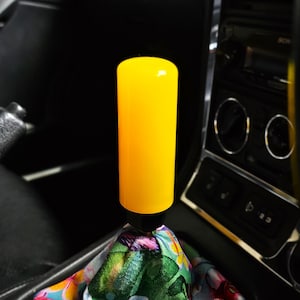 Yellow Metallic Shift Knob - Handmade Custom Gear M8 M10 M12