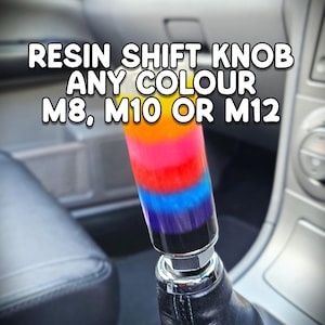 Custom Shift Knob - Handmade Personalised Gear M8 M10 M12