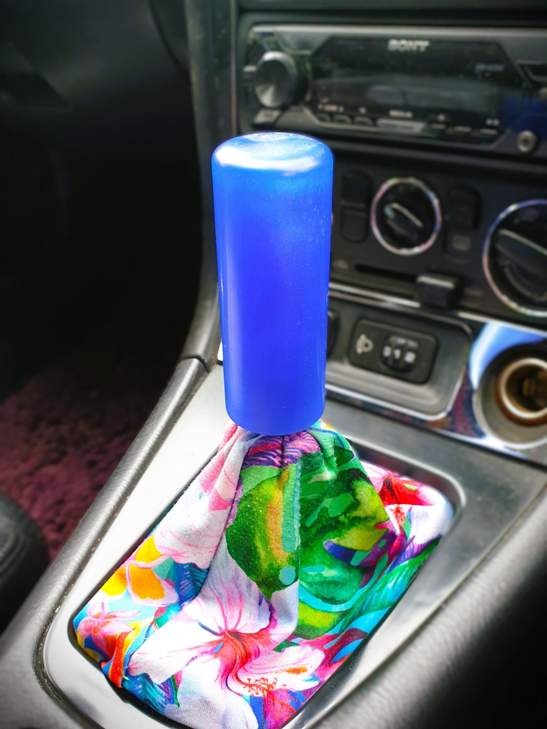 Blue Metallic Shift Knob Gear Aftermarket M8 M10 M12 MX5 Miata JDM Toyota Honda Mazda Nissan Subaru Custom Resin Car Manual