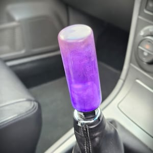 Purple Galaxy Shift Knob - Handmade Custom Gear M8 M10 M12