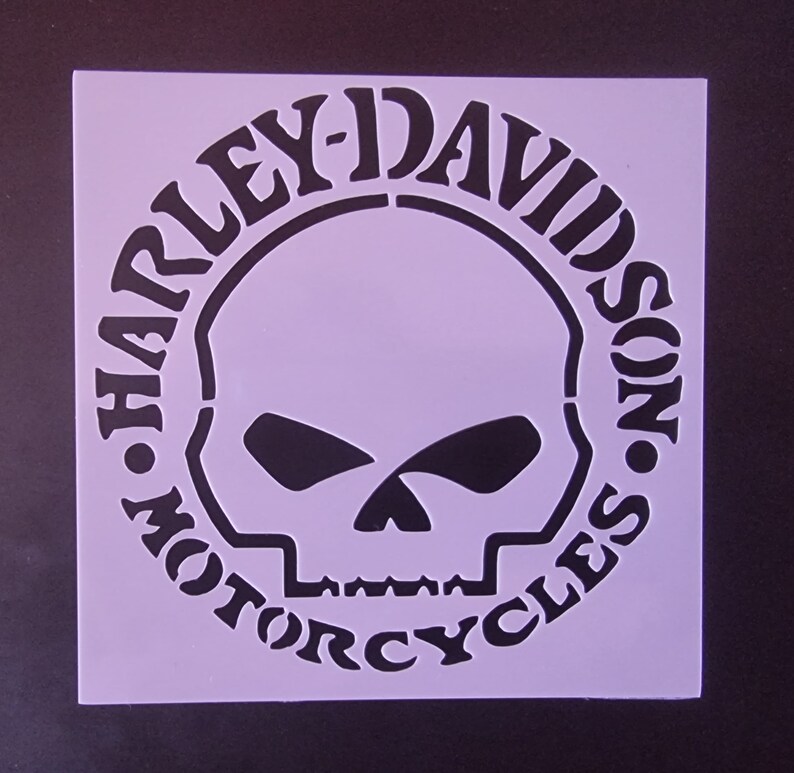Plantilla / Stencil Harley Davidson - Etsy