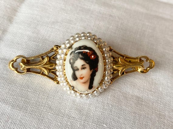 大量入荷 limoges Vintage florenza Gem - cameo アンティーク雑貨