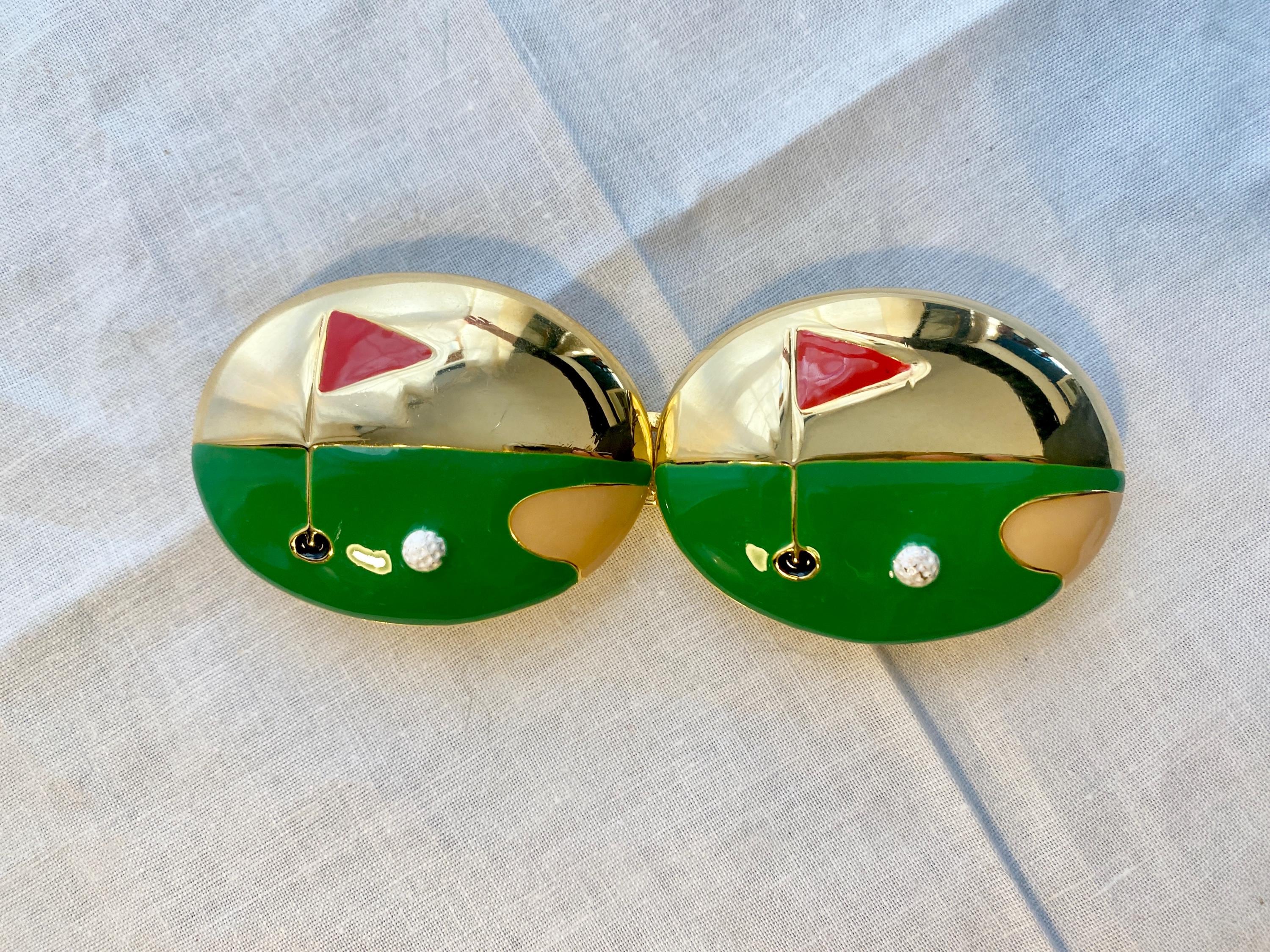 Vintage 70s Brass Belt Buckle Golf Word Art Club Ball Novelty Metal Taiwan Golf Club Buckle - Etsy main image 3