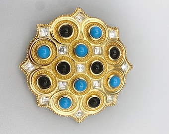 Vintage Christian Dior Camellia Flower Brooch - Etsy