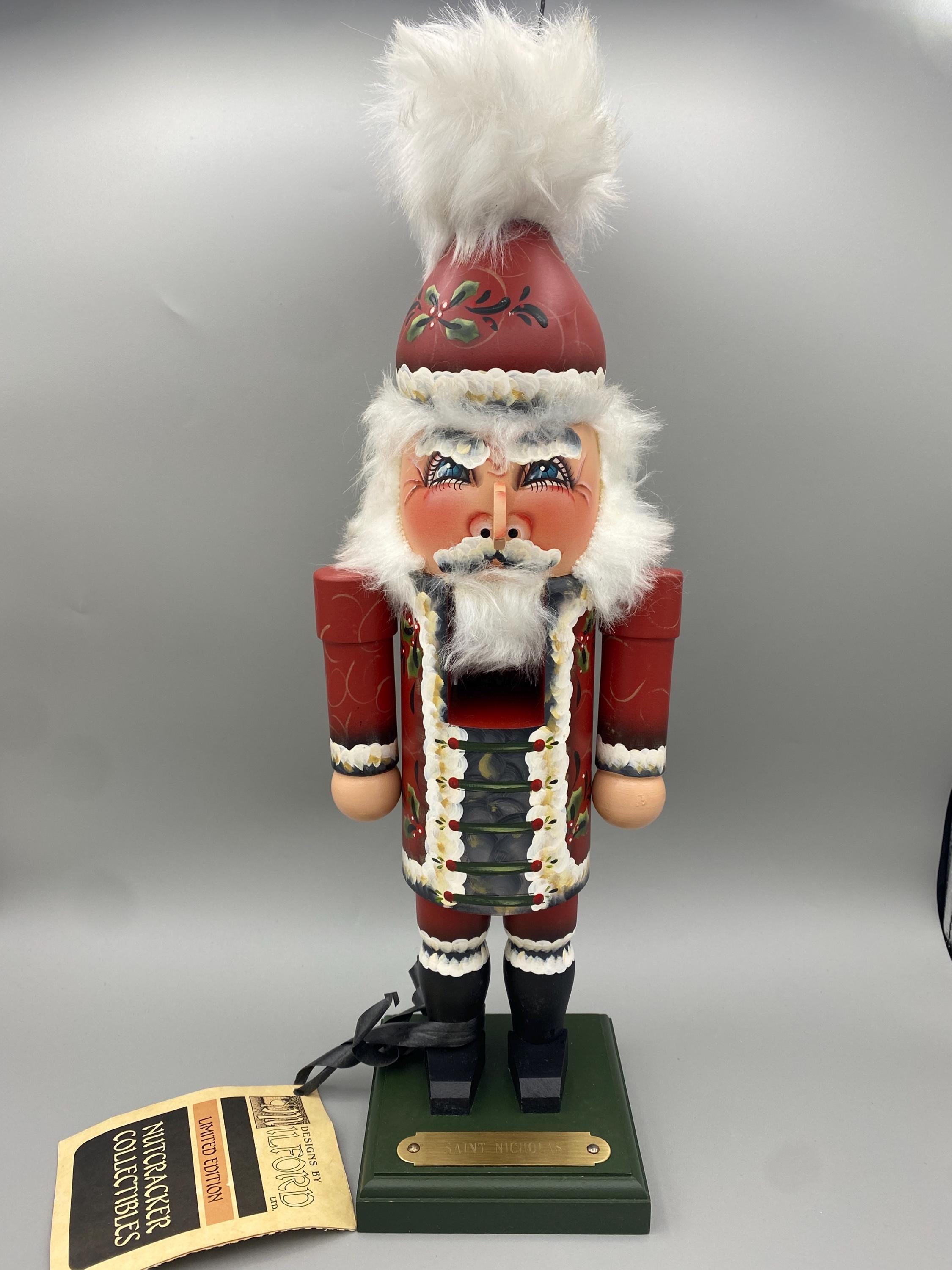 Vintage Handpainted Susan Milford Nutcracker Saint Nicholas