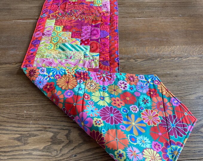 Kaffe Fassett Sliced Charm Table Runner Quilt Kit Colourful Etsy