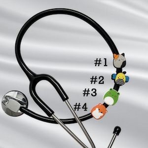 Fun Stethoscope Charms-Medical Badge Reel-Student Nurse-RN-Nurse-PA-Doctor-RT-Pharmacy-Pediatric-Peds-Vet Tech-Gift