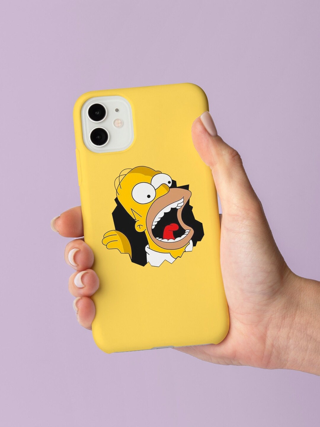 Simpsons Phone Case, Cartoon Anime Lovers Cute Cartoons Case Simpsons