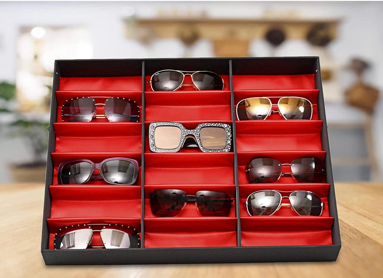 2pcs sunglass organizer Glasses Cases Sunglasses Case Sunglasses Storage  Case - Delicia.bg