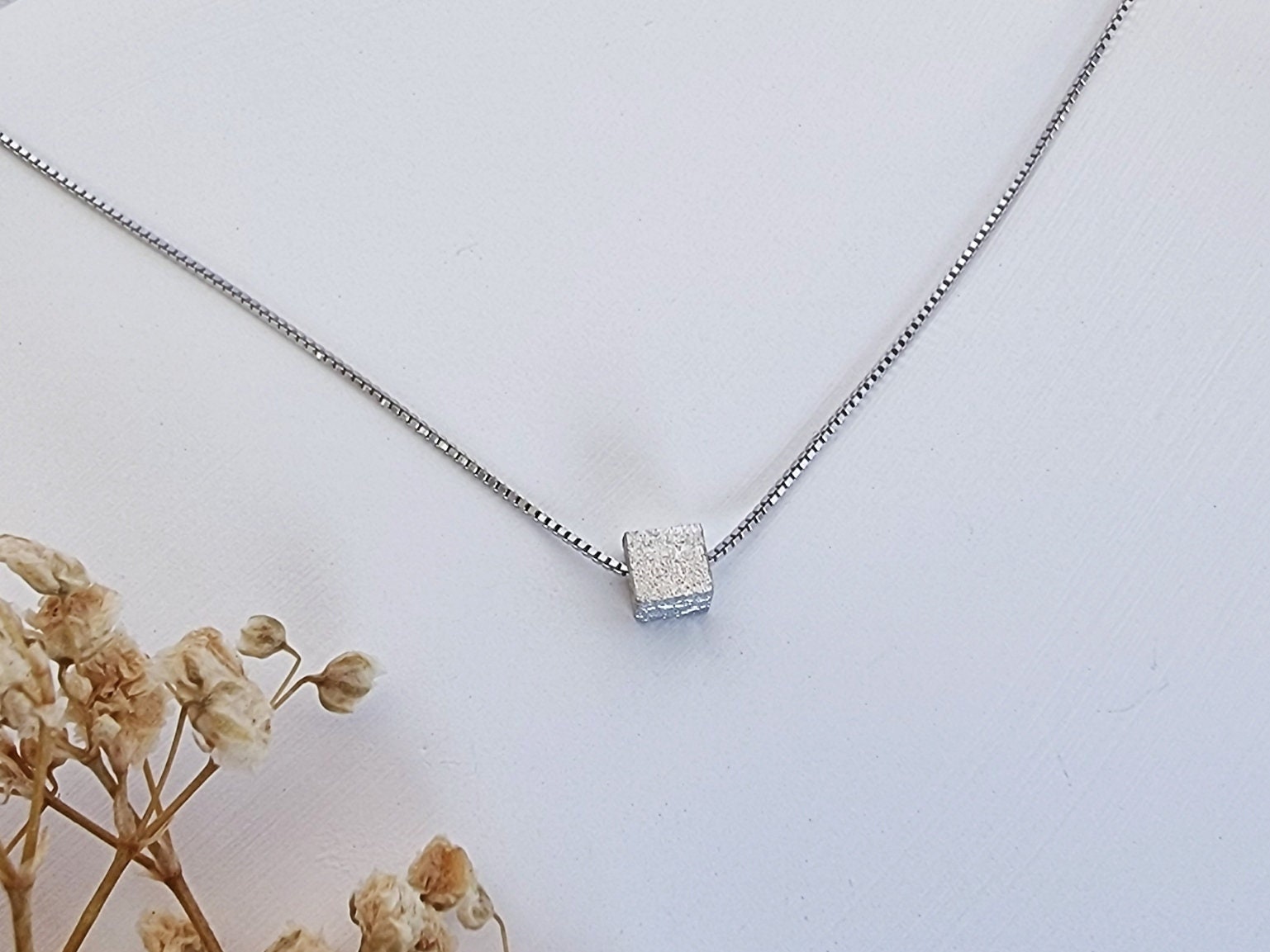 ネックレス・ペンダント LAZY DAWN square cubic necklace PAJ BR China Signed Rose Gold Tone Cubic Zirconia Pendant 18