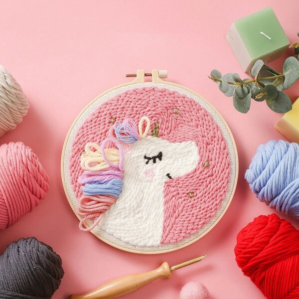 Modern Punch Needle Etsy