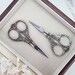 Floral Embroidery Thread Scissors for Crafting | Vintage Ripple Handle ...