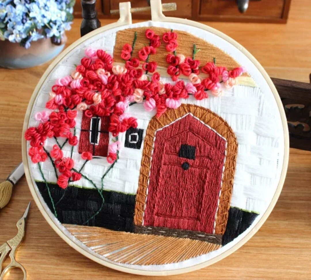 DIY Embroidery Kit for Beginner Modern Embroidery Kit for Gift Hand