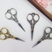 Floral Embroidery Thread Scissors for Crafting Vintage Ripple Handle ...