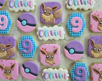 Character Birthday Sugar Cookies - Custom Sugar Cookies