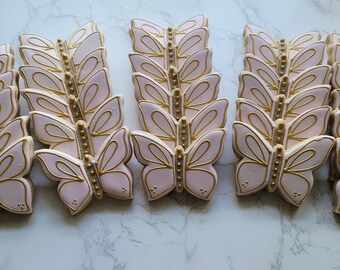 Butterfly Sugar Cookies - Baby Shower, Birthday, Sugar Cookies - Custom Sugar Cookies -