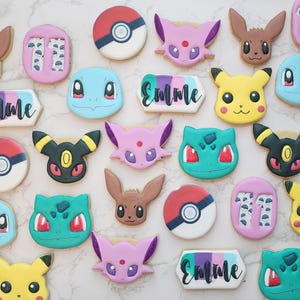 Character Birthday Sugar Cookies - Custom Sugar Cookies
