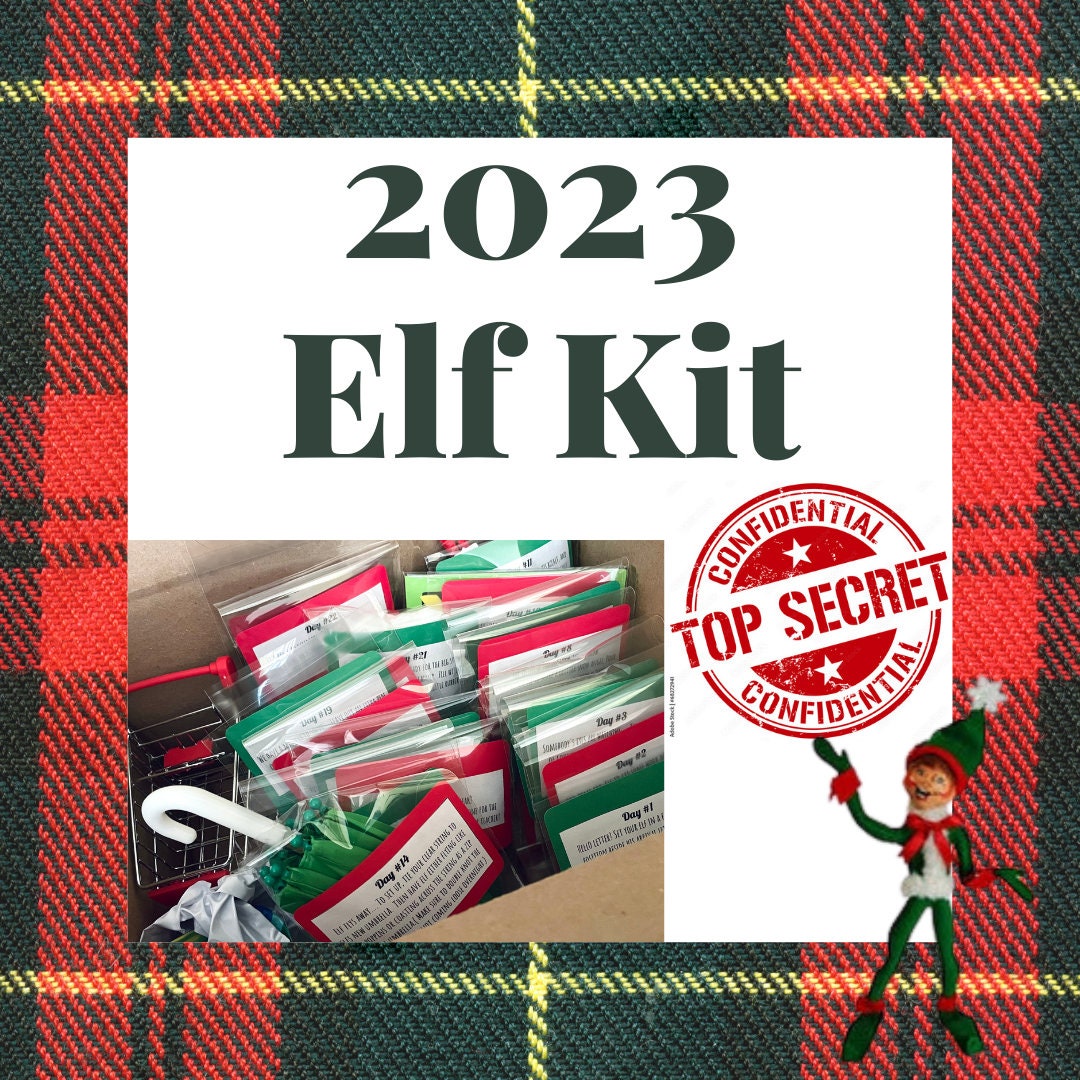 2023 ELF KIT 24 or 12 Day CHRISTMAS Elf Magic Kit Teachers
