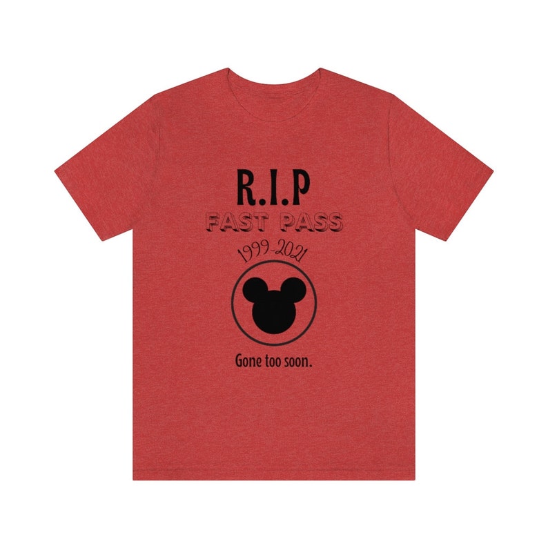Disney FAST PASS Rest in Peace Disney Fast Pass Tee Shirt Etsy