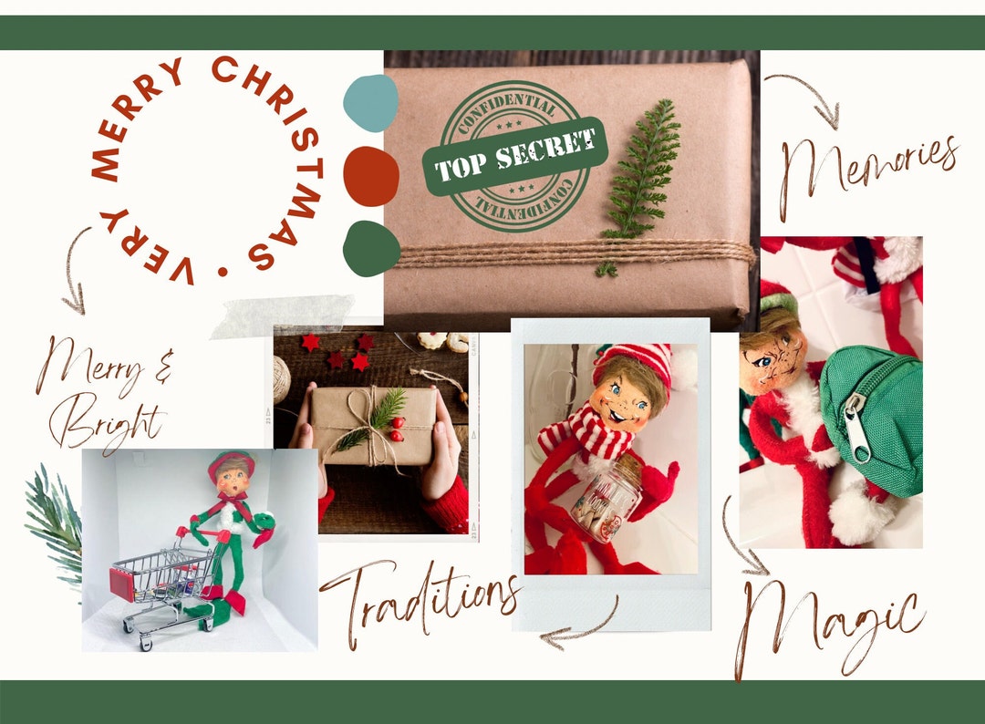 Kit Mágico Del Elfo 2024 - 24 Días De Sorpresas Navideñas Para Niños (Actividades Y Utileria Divertida)