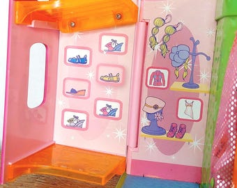 Vintage 2004 Polly Pocket Quik Clik Boutique Playset and Polly