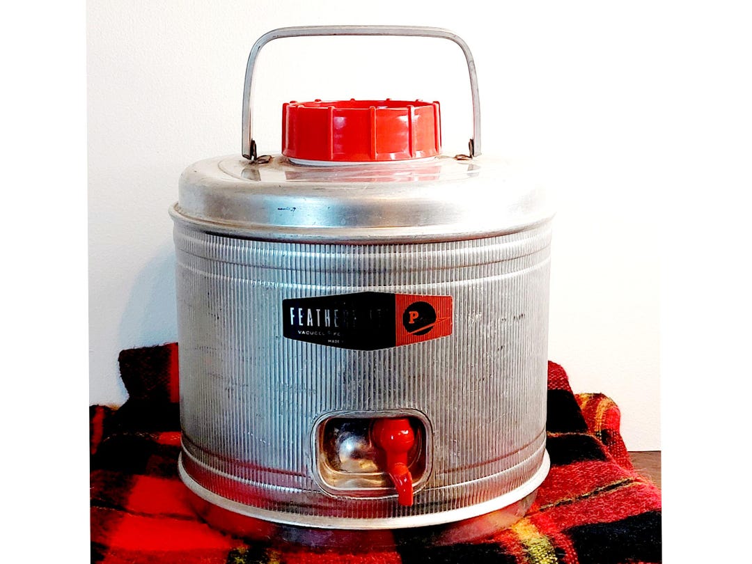 Vintage 1950s Art Deco Aluminum FEATHERFLITE Vacucel Poloron