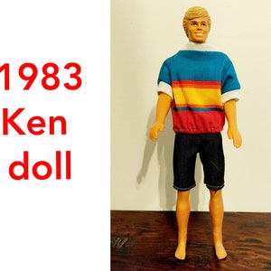 Vintage 1983 Ken Teenage Doll Barbie Mattel