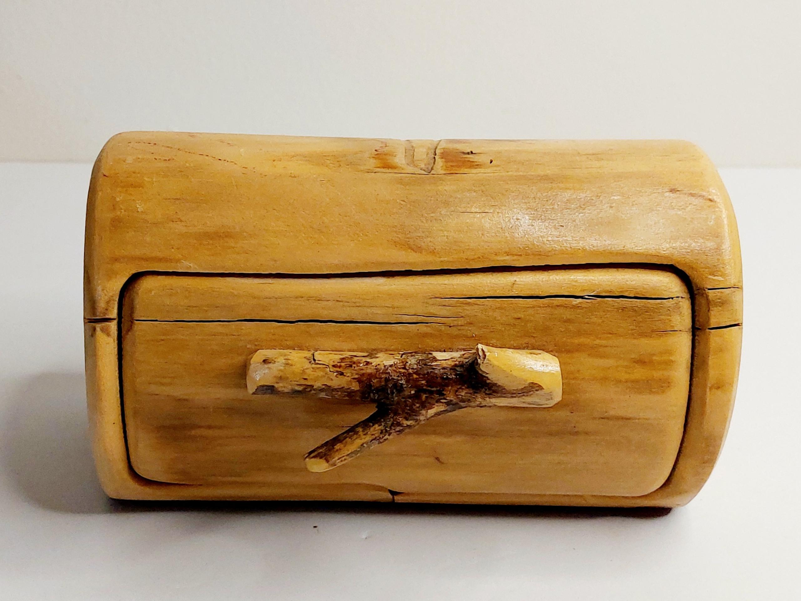 Nature Turns Wood Box With Secret Drawer Creations in Aspen