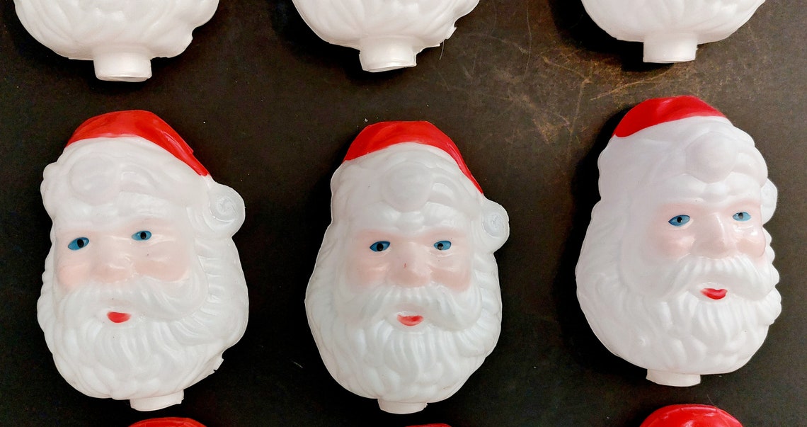 Santa Head Blow Mold