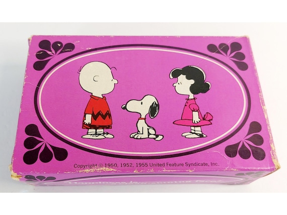 Vintage 1970 Avon Peanuts Gang Charlie Brown Snoopy Lucy Soap Set