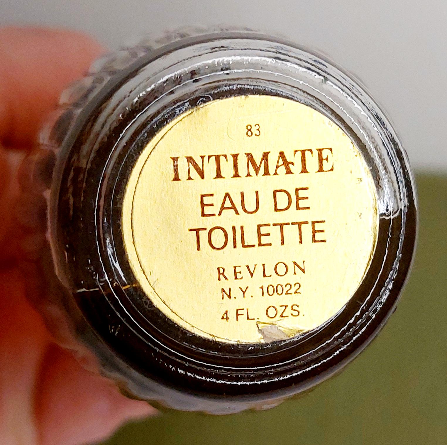 Vintage Revlon Intimate Eau De Toilette Splash 4 Fl Oz With