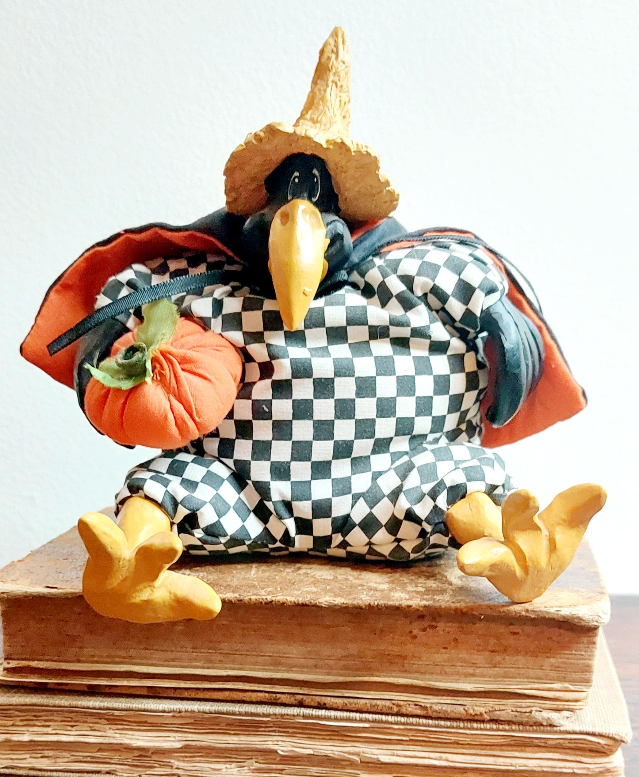 Vintage 1990s Russ Berrie & Co “cornpone” Scarecrow ~ Stuffed