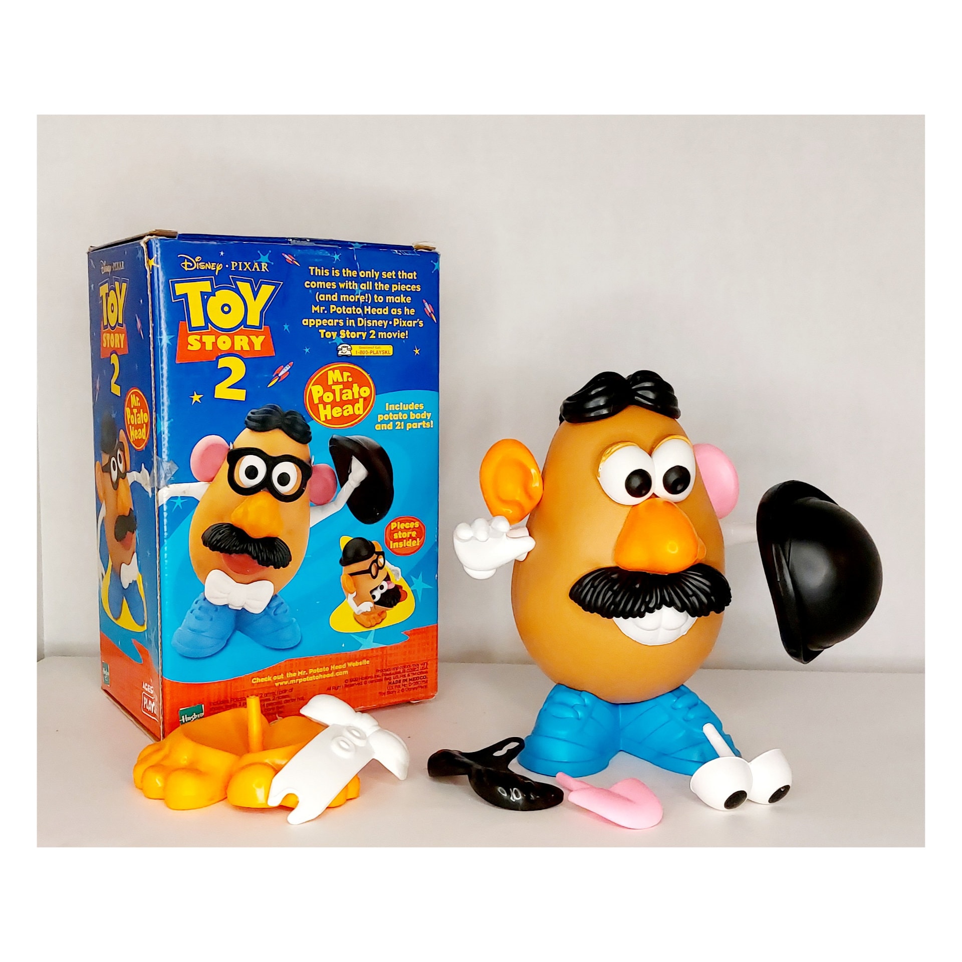 Vintage 19 Hasbro Disney Pixar Toy Story 2 Mr. Potato Head With