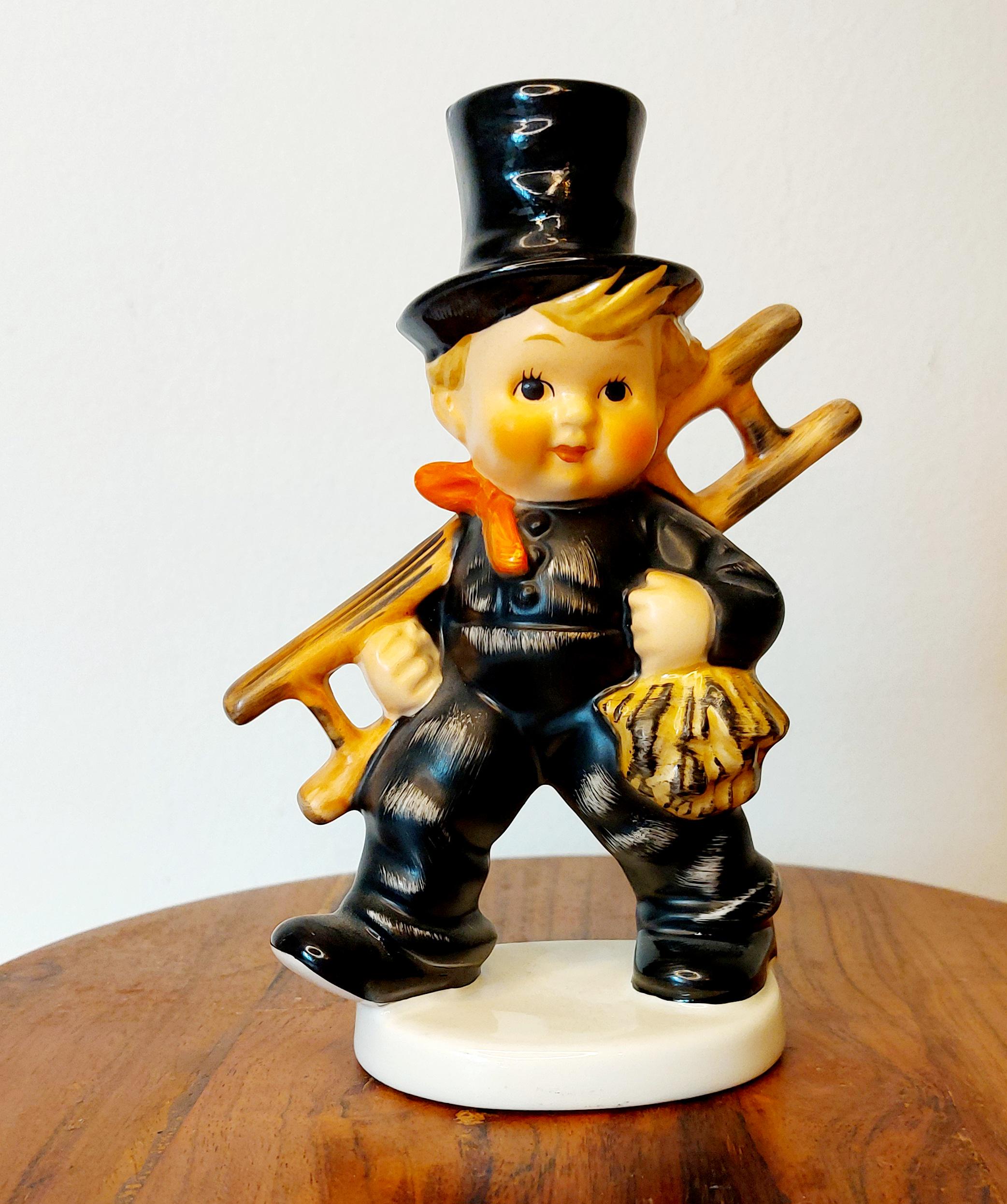 Vintage Hummel Goebel Ceramic Collectible Figurine Chimney Sweep