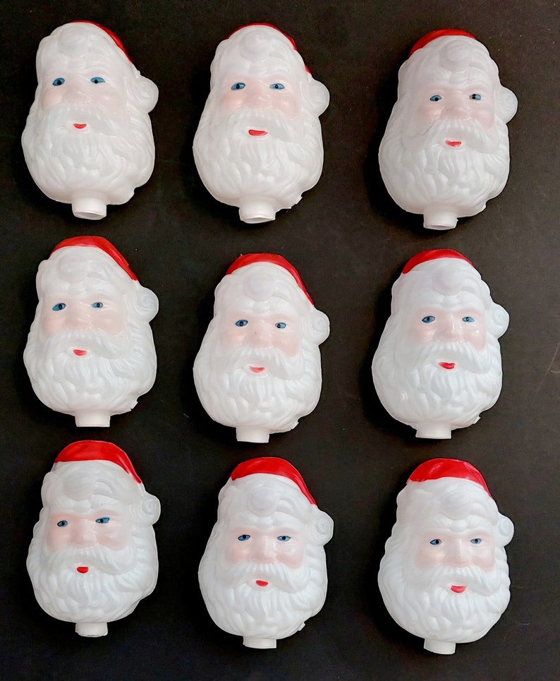 Santa Head Blow Mold