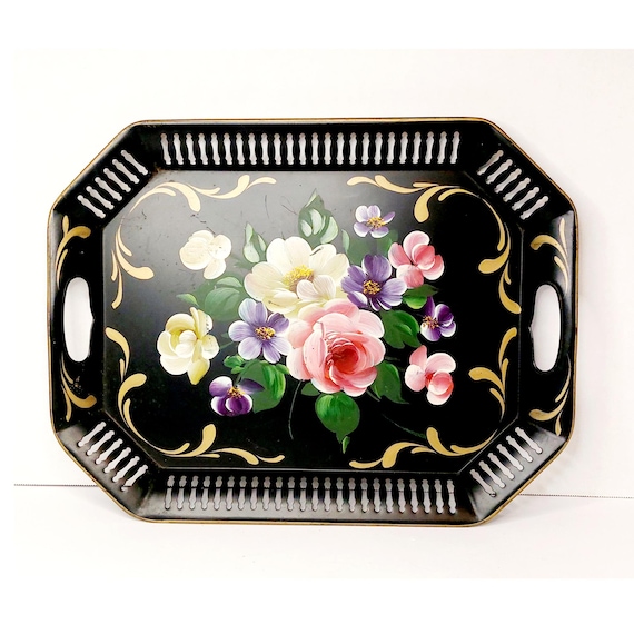 1950s French Decorative l Tray 彫刻模様入 1950s French Decorative l Tray 彫刻模様入 【公式通販】