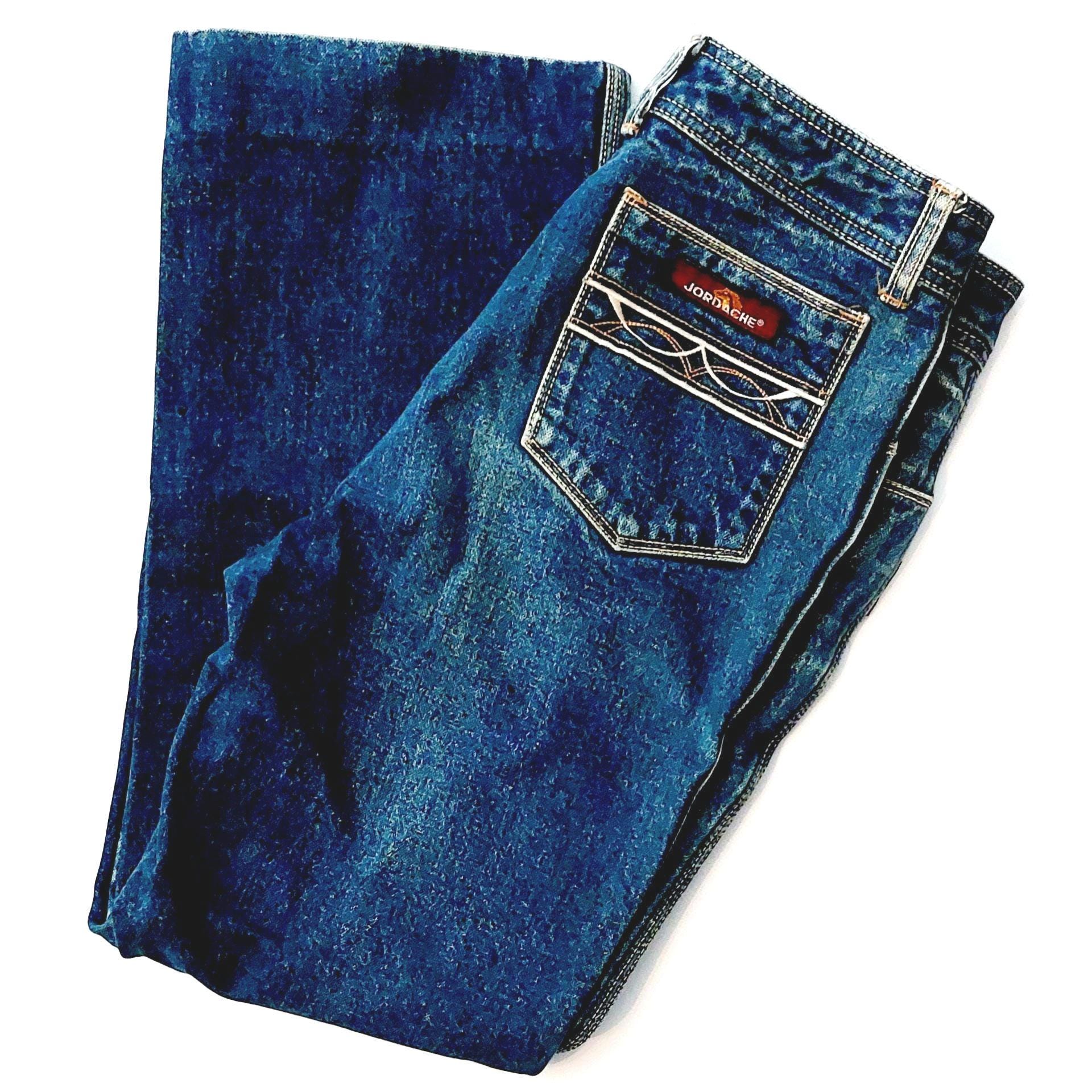Men's Pleated Front Denim Pants Mens Retro GURKHA Pants