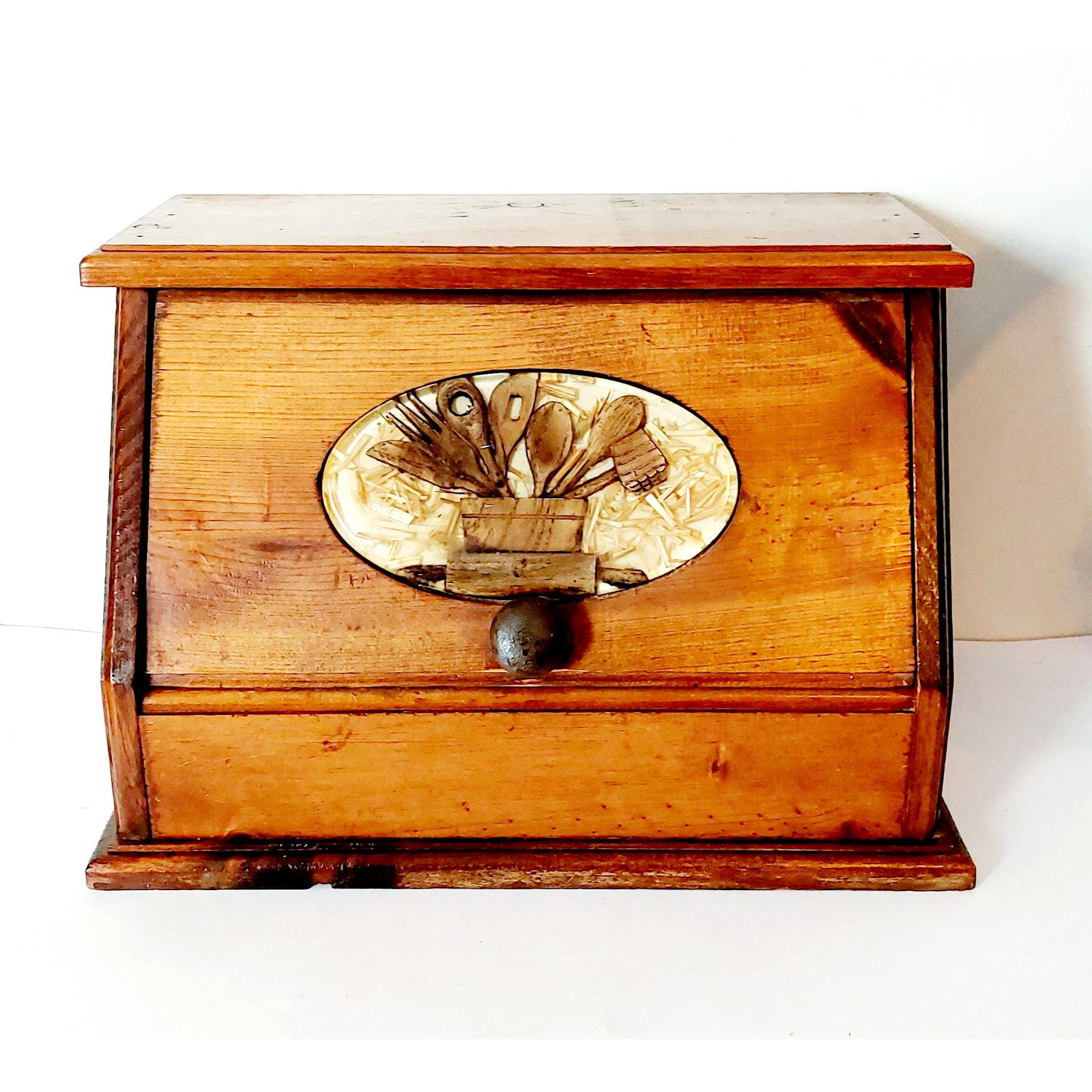 Vintage Tile and Wood Box - Etsy